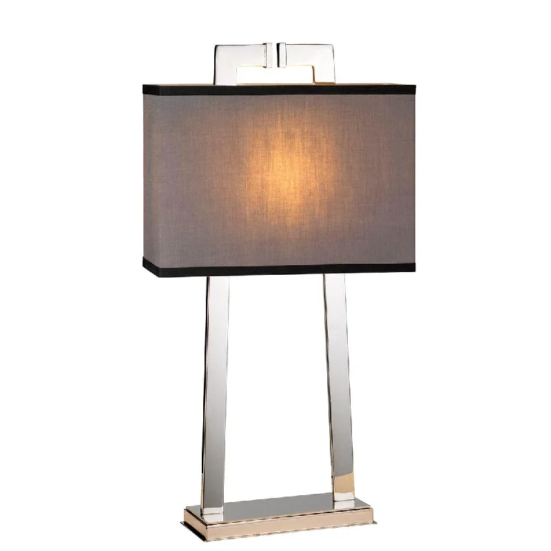 Rustic Farmhouse Style Floor Lamp for Cozy BedroomsRustic Farmhouse Style Floor Lamp for Cozy BedroomsMagro 1 Light Polished Nickel Table Lamp Elstead Lighting