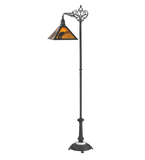 Victorian Style Floor Lamp for Traditional and Elegant InteriorsVictorian Style Floor Lamp for Traditional and Elegant InteriorsMeyda Tiffany Lighting 107463 Loon One Light Floor Lamp Lamp Bronze / Dark