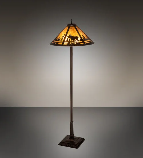 Industrial Style Floor Lamp with Exposed Bulbs for Loft ApartmentsIndustrial Style Floor Lamp with Exposed Bulbs for Loft ApartmentsMeyda Tiffany Lighting 107889 Moose Creek Two Light Floor Lamp Lamp Bronze / Dark