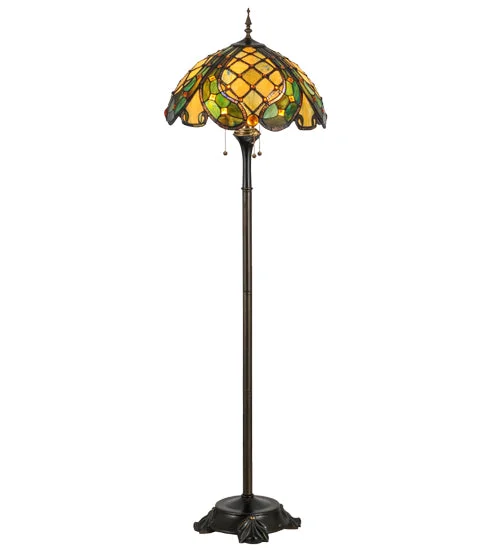 Smart Floor Lamp with Voice Control and Bluetooth ConnectivitySmart Floor Lamp with Voice Control and Bluetooth ConnectivityMeyda Tiffany Lighting 139421 Capolavoro Three Light Floor Lamp Lamp Bronze / Dark