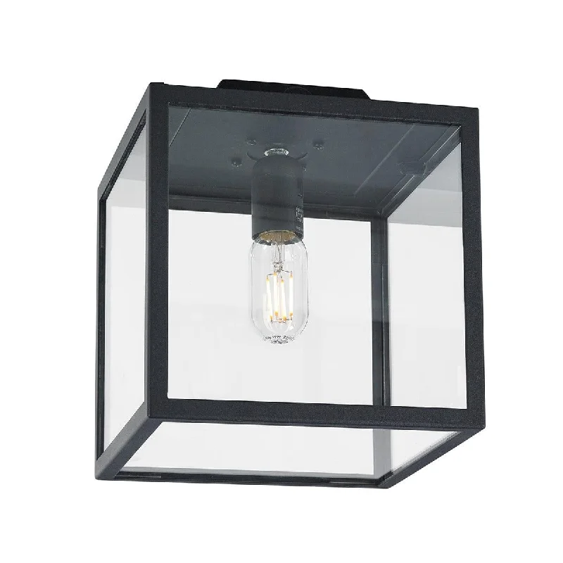 Dimmable Floor Lamp for Adjustable Lighting AmbianceDimmable Floor Lamp for Adjustable Lighting AmbianceNorlys Lofoten Black Cube Flush Outdoor Ceiling Light