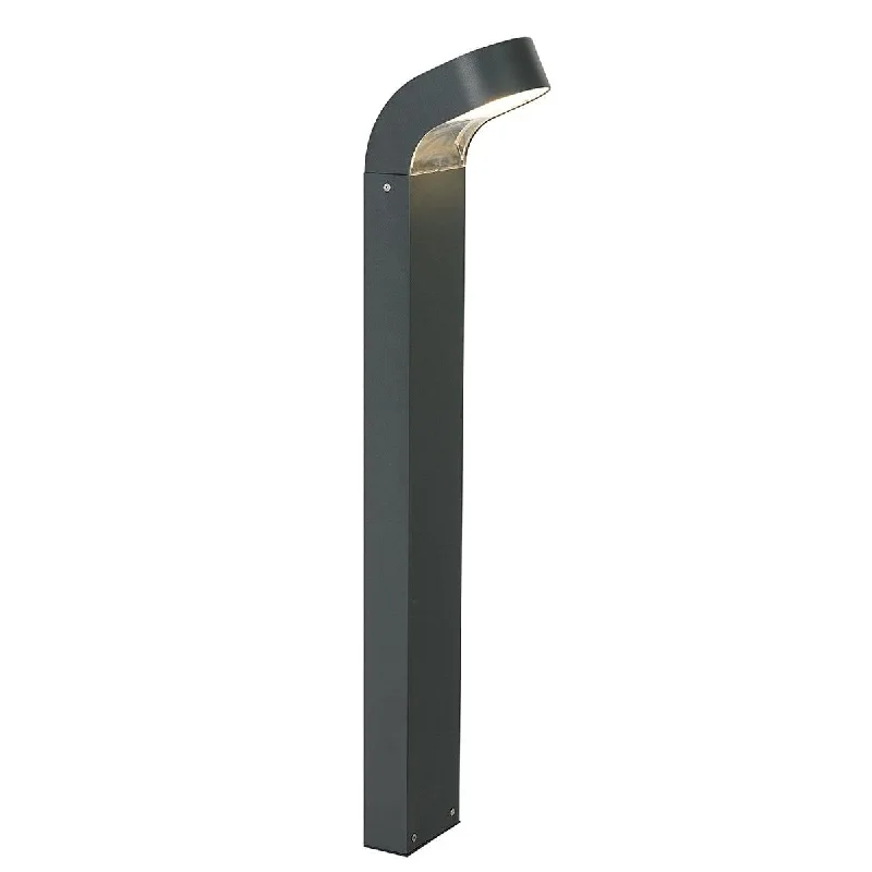 Metal Floor Lamp with a Matte Black Finish for a Sleek LookMetal Floor Lamp with a Matte Black Finish for a Sleek LookNorlys Molde LED Graphite Outdoor Bollard Light