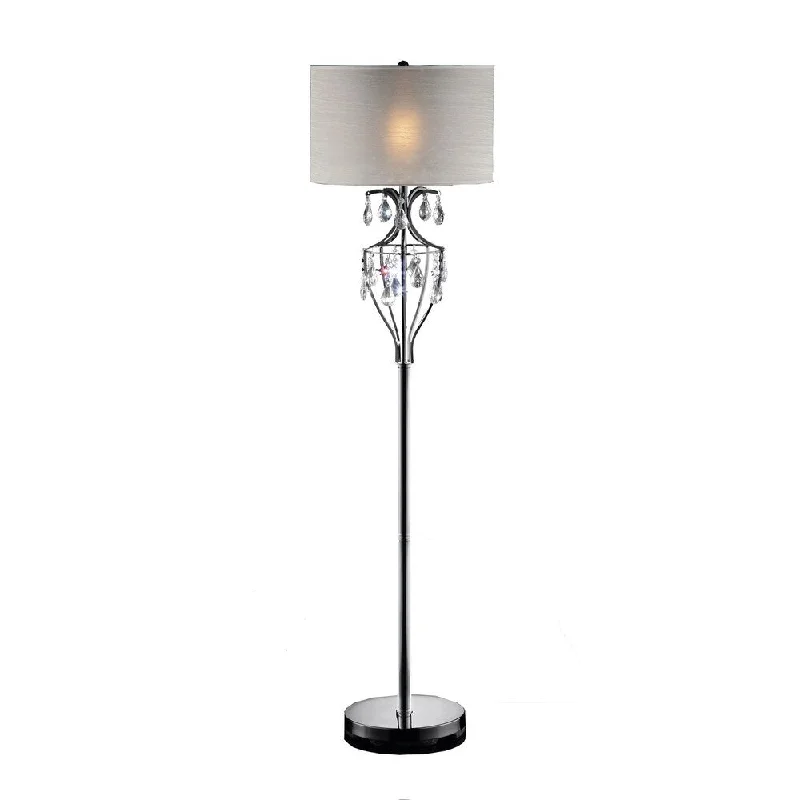  Way Switch Floor Lamp for Multiple Light Intensity Levels Way Switch Floor Lamp for Multiple Light Intensity LevelsOK Lighting Refined Crystal Floor Lamp