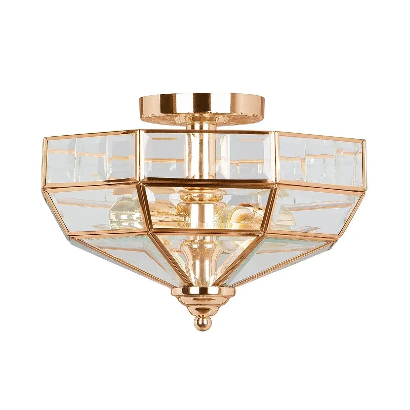 Wood Floor Lamp with Natural Grain for a Warm and Organic FeelWood Floor Lamp with Natural Grain for a Warm and Organic FeelOld Park 2 Light Semi-Flush Rose Gold Outdoor Light