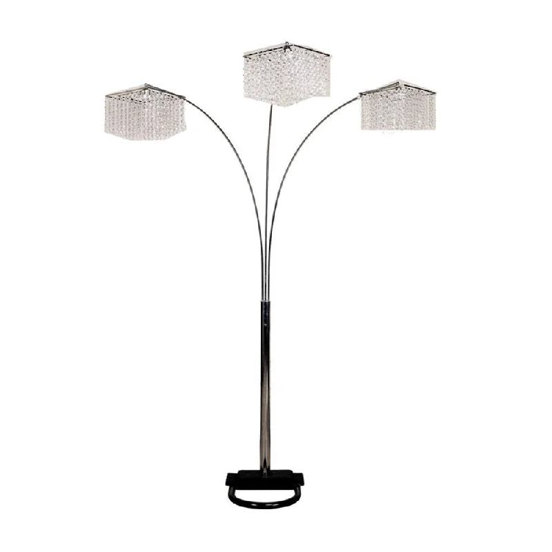 Victorian Style Floor Lamp for Traditional and Elegant InteriorsVictorian Style Floor Lamp for Traditional and Elegant InteriorsQ-Max Faux Crystal Triple Drop Floor Lamp - Multi-color