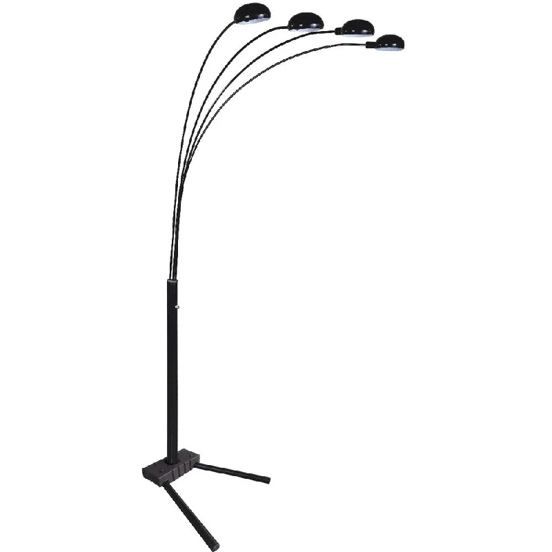 Victorian Style Floor Lamp for Traditional and Elegant InteriorsVictorian Style Floor Lamp for Traditional and Elegant InteriorsQMax Black 80-inch Modern Arms Arch Floor Lamp