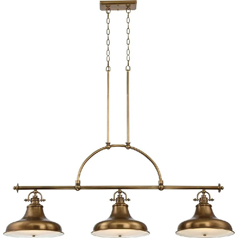 Fabric Floor Lamp with a Linen Shade for a Relaxed AestheticFabric Floor Lamp with a Linen Shade for a Relaxed AestheticQuoizel Emery 3 Light Island Weathered Brass Chandelier