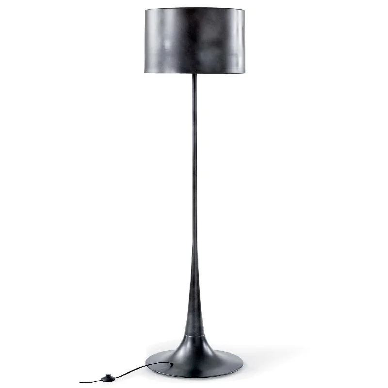  Way Switch Floor Lamp for Multiple Light Intensity Levels Way Switch Floor Lamp for Multiple Light Intensity LevelsRegina Andrew 14-1008BI  Trilogy Lamp Blackened Iron