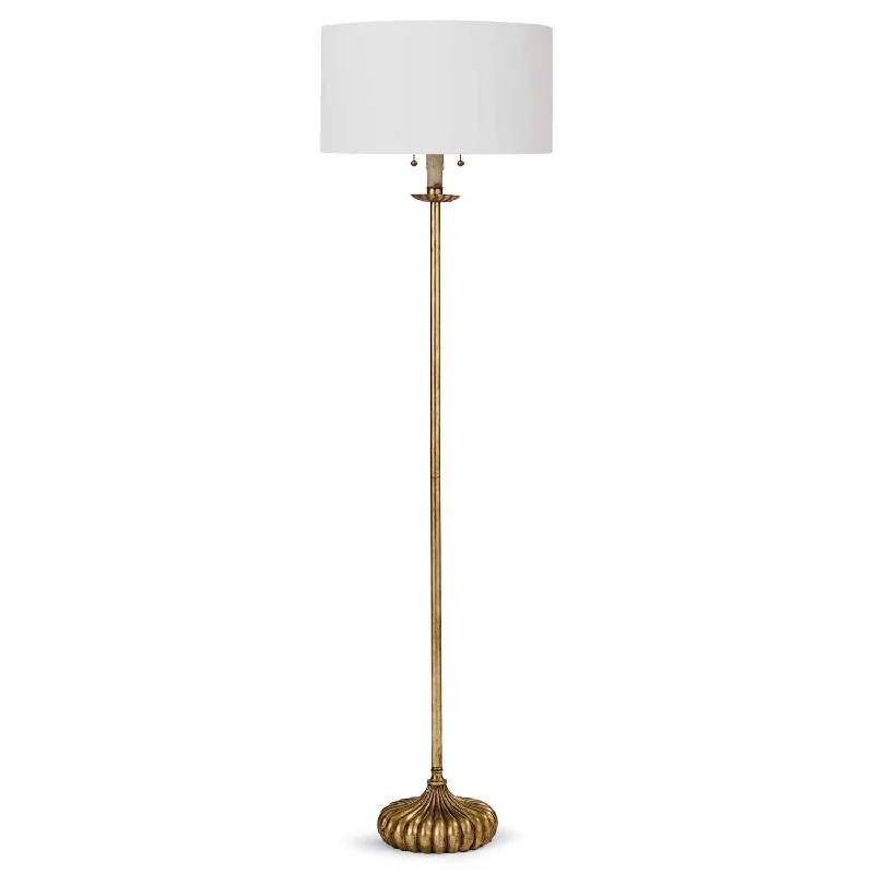 Victorian Style Floor Lamp for Traditional and Elegant InteriorsVictorian Style Floor Lamp for Traditional and Elegant InteriorsRegina Andrew 14-1015  Clove Lamp Antique Gold Leaf