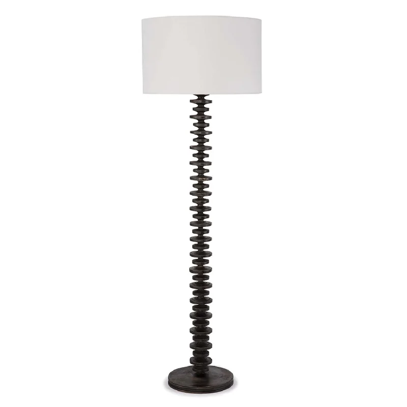 Modern Minimalist Floor Lamp for Contemporary Living RoomsModern Minimalist Floor Lamp for Contemporary Living RoomsRegina Andrew 14-1020EB  Fishbone Lamp Ebony