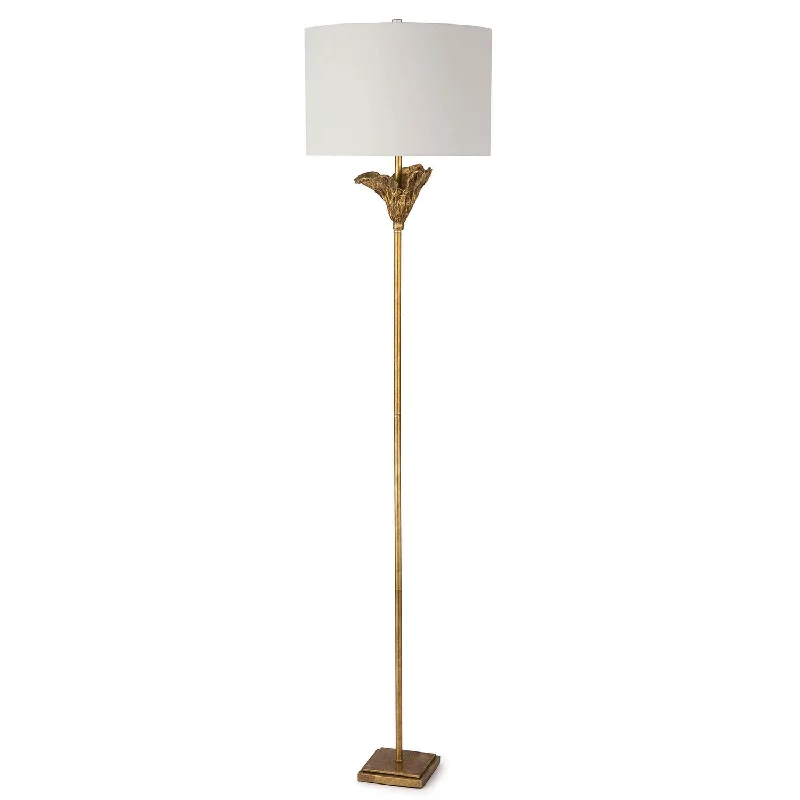Bohemian Inspired Floor Lamp for Eclectic Home DecorBohemian Inspired Floor Lamp for Eclectic Home DecorRegina Andrew 14-1037  Monet Lamp Antique Gold Leaf