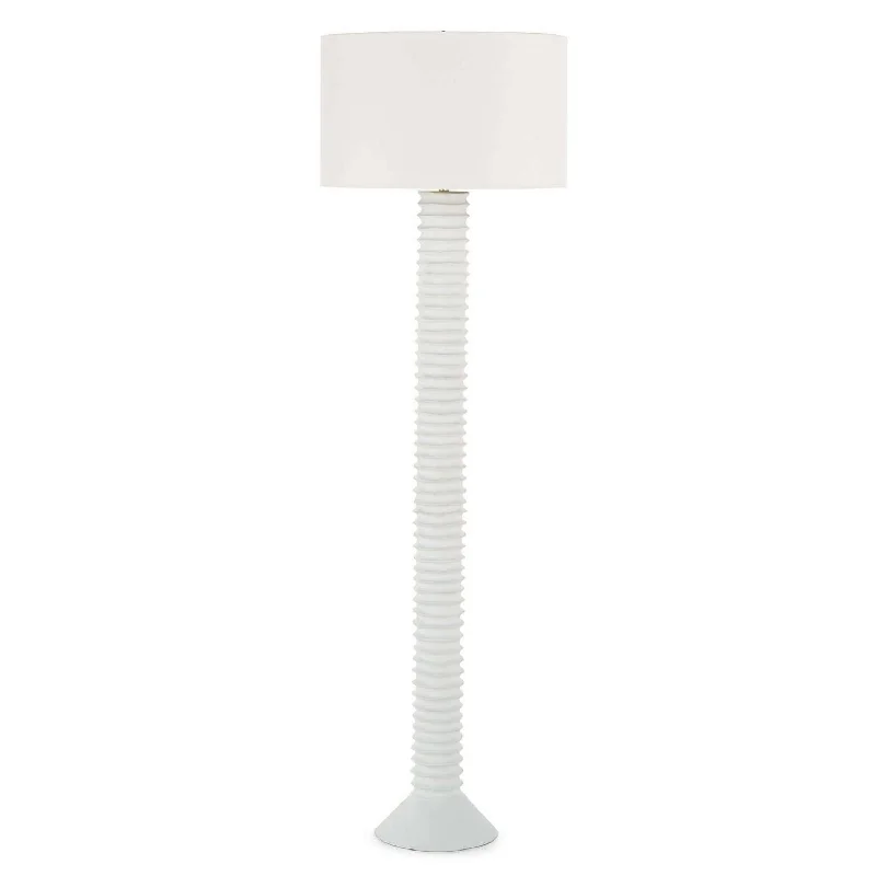 Metal Floor Lamp with a Matte Black Finish for a Sleek LookMetal Floor Lamp with a Matte Black Finish for a Sleek LookRegina Andrew 14-1047WT  Nabu Lamp White