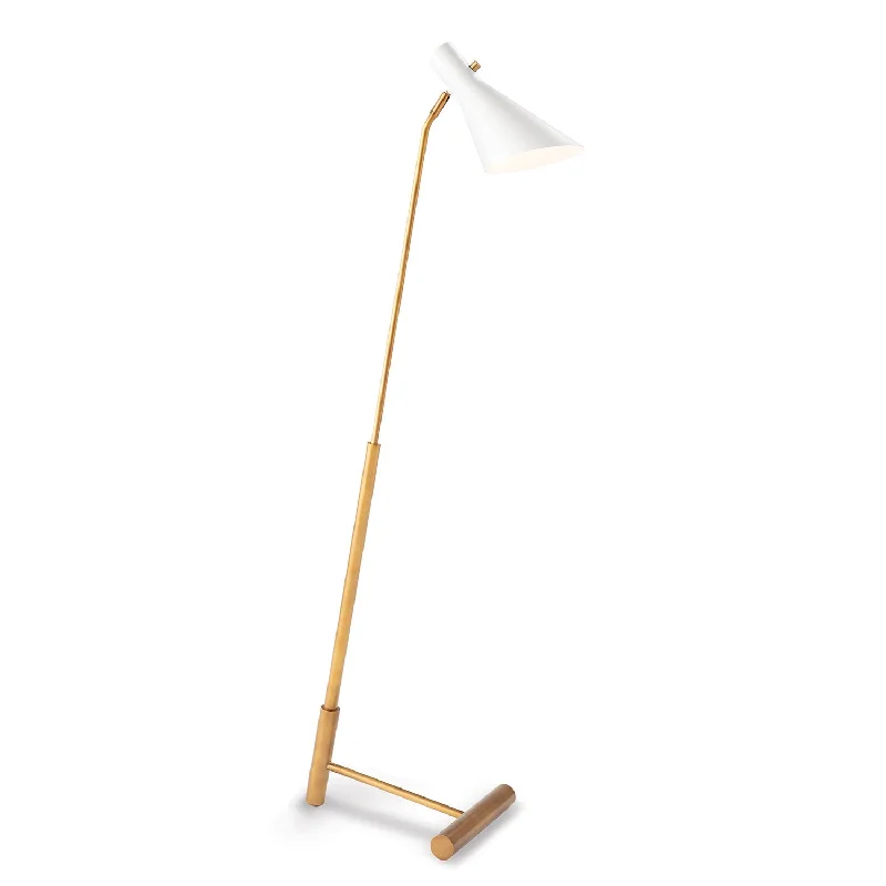 Smart Floor Lamp with Voice Control and Bluetooth ConnectivitySmart Floor Lamp with Voice Control and Bluetooth ConnectivityRegina Andrew 14-1060WTNB  Spyder Lamp White