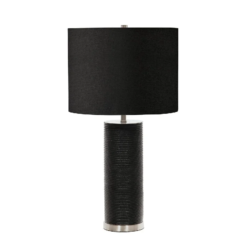 Industrial Style Floor Lamp with Exposed Bulbs for Loft ApartmentsIndustrial Style Floor Lamp with Exposed Bulbs for Loft ApartmentsRipple 1 Light Black Table Lamp - Elstead Lighting