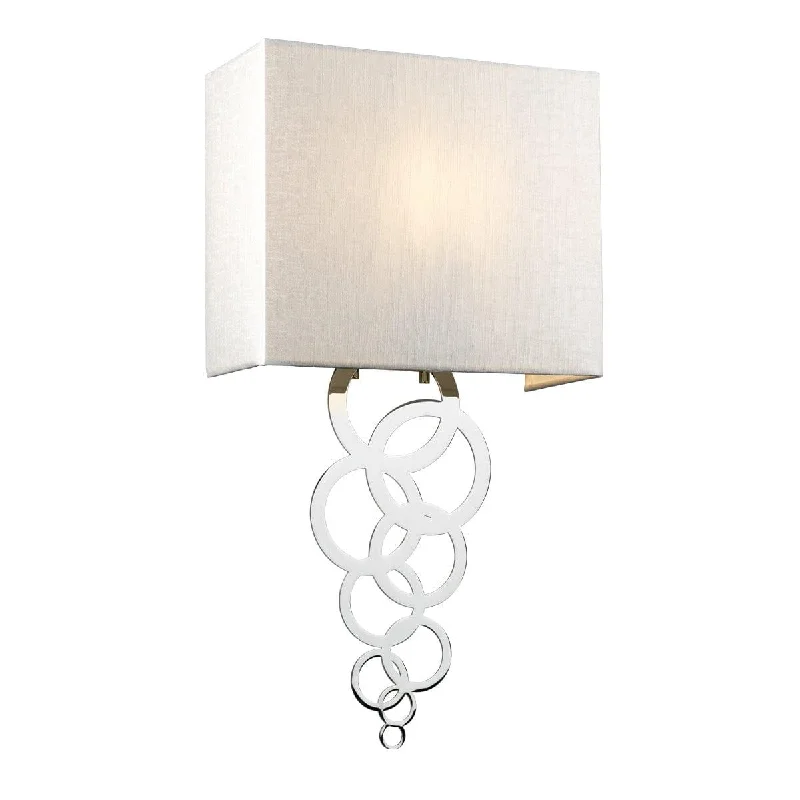 Wood Floor Lamp with Natural Grain for a Warm and Organic FeelWood Floor Lamp with Natural Grain for a Warm and Organic FeelElstead Rosa Medium 1 Light Polished Chrome Wall Light