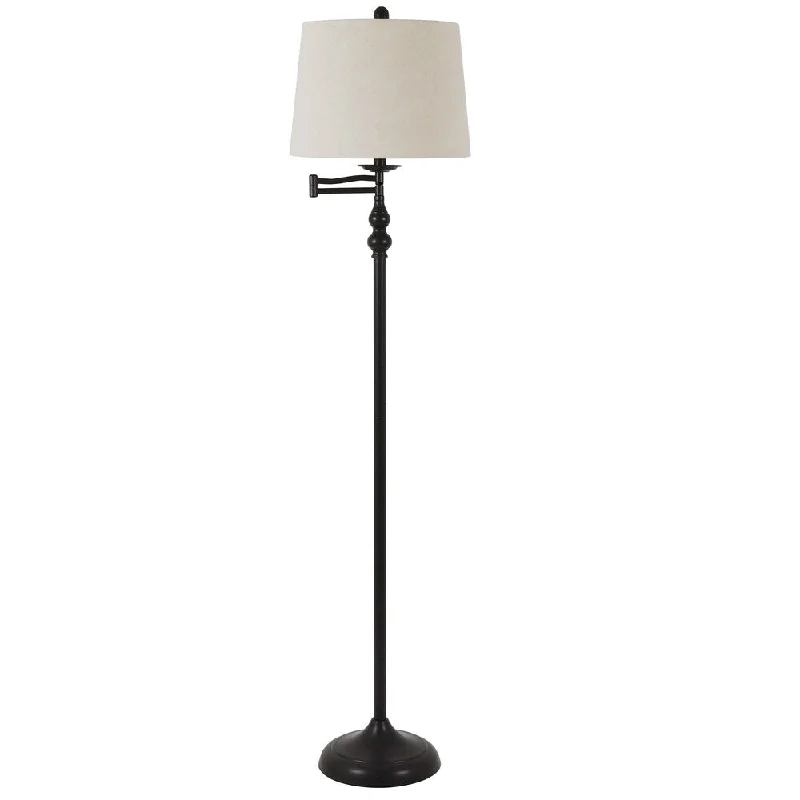 Modern Minimalist Floor Lamp for Contemporary Living RoomsModern Minimalist Floor Lamp for Contemporary Living RoomsTara Metal Floor Lamp with Swing Arm - 63x14x14