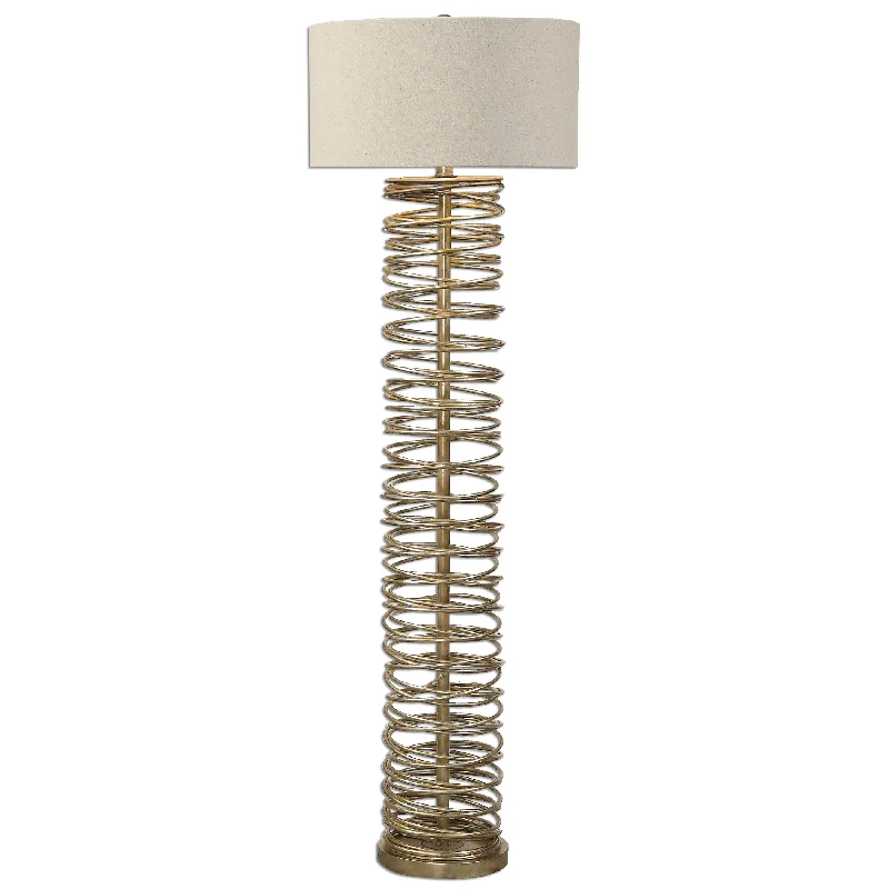 Bohemian Inspired Floor Lamp for Eclectic Home DecorBohemian Inspired Floor Lamp for Eclectic Home DecorUttermost 28073 Amarey Metal Ring Floor Lamp