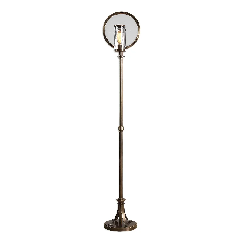 Marble Base Floor Lamp for a Touch of LuxuryMarble Base Floor Lamp for a Touch of LuxuryUttermost 28147-1 Blanchet Industrial Floor Lamp