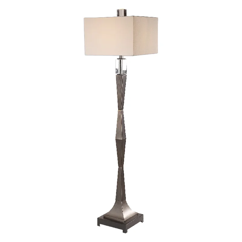 Industrial Style Floor Lamp with Exposed Bulbs for Loft ApartmentsIndustrial Style Floor Lamp with Exposed Bulbs for Loft ApartmentsUttermost 28176-1 Bralon Dark Bronze Floor Lamp