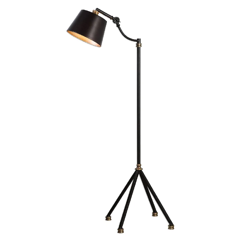  Way Switch Floor Lamp for Multiple Light Intensity Levels Way Switch Floor Lamp for Multiple Light Intensity LevelsUttermost 28097-1 Marias Black Metal Floor Lamp
