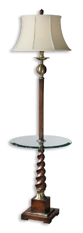 Victorian Style Floor Lamp for Traditional and Elegant InteriorsVictorian Style Floor Lamp for Traditional and Elegant InteriorsUttermost 28568 Myron Twist End Table Floor Lamp