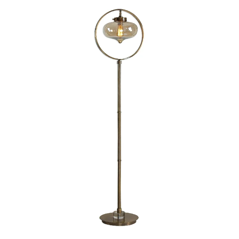 USB Charging Port Floor Lamp for Convenient Device ChargingUSB Charging Port Floor Lamp for Convenient Device ChargingUttermost 28154-1 Namura Edison Globe Floor Lamp