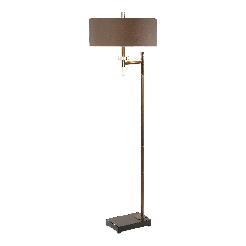 USB Charging Port Floor Lamp for Convenient Device ChargingUSB Charging Port Floor Lamp for Convenient Device ChargingUttermost 28178 Oletha Dark Bronze Floor Lamp