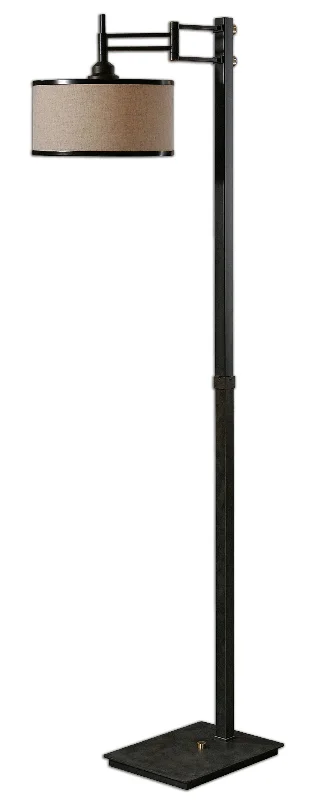 Adjustable Height Floor Lamp for Versatile Lighting NeedsAdjustable Height Floor Lamp for Versatile Lighting NeedsUttermost 28587-1 Prescott Metal Floor Lamp