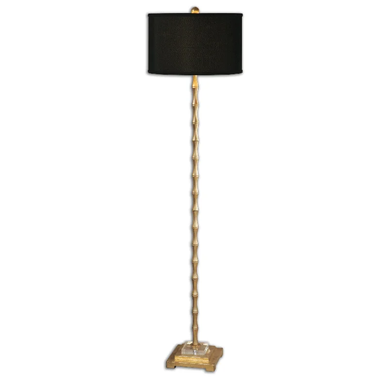 Victorian Style Floor Lamp for Traditional and Elegant InteriorsVictorian Style Floor Lamp for Traditional and Elegant InteriorsUttermost 28598-1 Quindici Metal Bamboo Floor Lamp