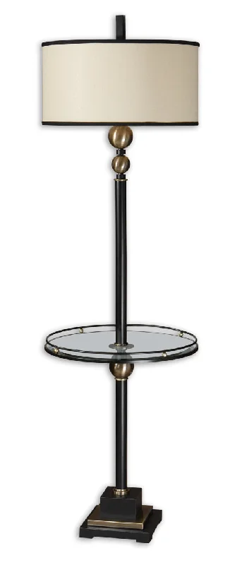 Modern Minimalist Floor Lamp for Contemporary Living RoomsModern Minimalist Floor Lamp for Contemporary Living RoomsUttermost 28571-1 Revolution End Table Floor Lamp