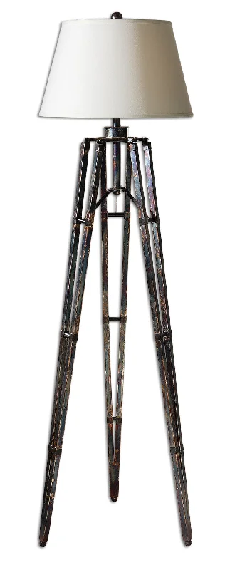 Rustic Farmhouse Style Floor Lamp for Cozy BedroomsRustic Farmhouse Style Floor Lamp for Cozy BedroomsUttermost 28460 Tustin Tripod Floor Lamp