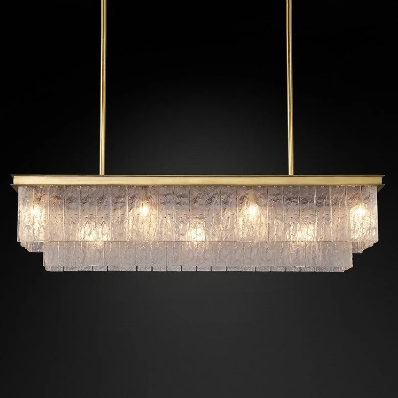 Gothic Ceiling Lights with Dark Metalwork and Pointed ArchesGothic Ceiling Lights with Dark Metalwork and Pointed ArchesAbra Long Pendant