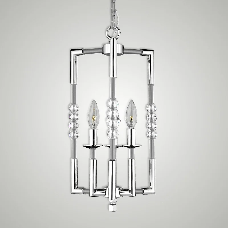 Scandinavian Style Ceiling Lights with Light Wood AccentsScandinavian Style Ceiling Lights with Light Wood AccentsAmerican Brass & Crystal Magro CH3501-37G-38G-ST Pendant Light - Pewter with Polished Nickel
