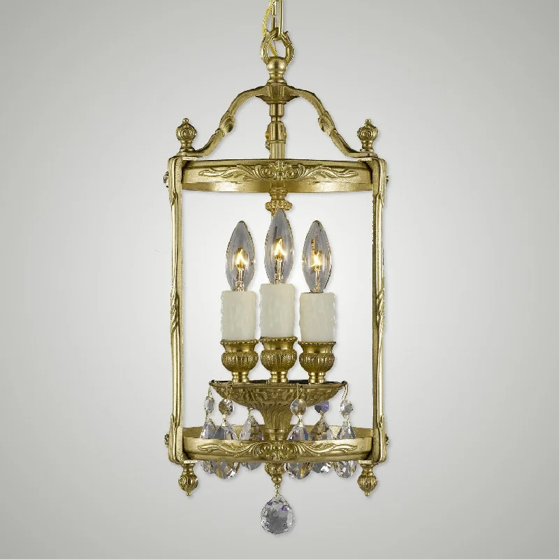 Contemporary Ceiling Lights with Unique, Abstract ShapesContemporary Ceiling Lights with Unique, Abstract ShapesAmerican Brass & Crystal Lantern LT2208-O-16G-PI Pendant Light - True Brass