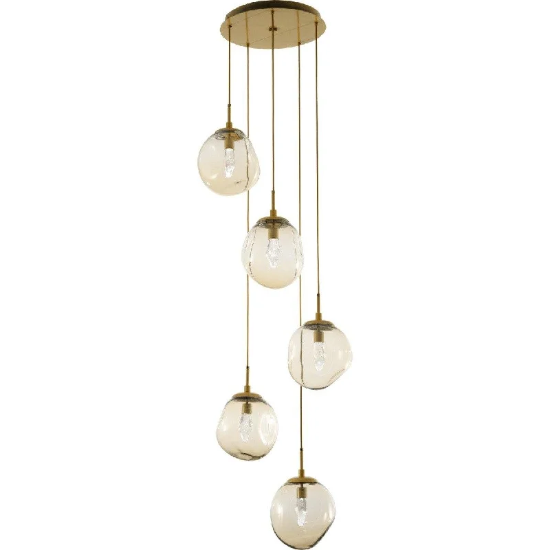 Geo Crystal with Smoke Glass-Hammerton Studio