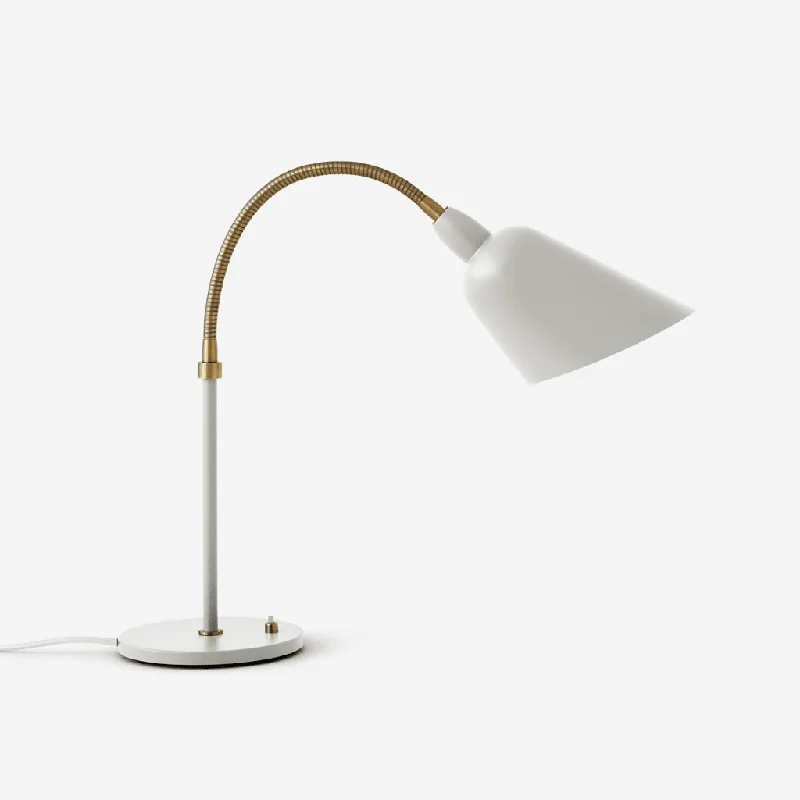 Ivory White and Brass