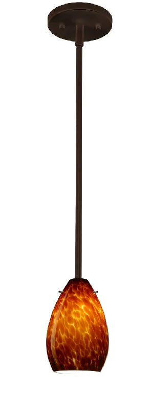 Crystal Ceiling Lights with High - Quality Swarovski CrystalsCrystal Ceiling Lights with High - Quality Swarovski CrystalsBesa Pera 1TT-171318-HAL-BR Pendant Light - Bronze