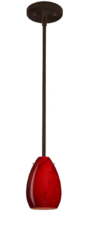 Industrial Style Ceiling Lights with Exposed Bulbs and Metal CagesIndustrial Style Ceiling Lights with Exposed Bulbs and Metal CagesBesa Pera 1TT-1713MA-HAL-BR Pendant Light - Bronze