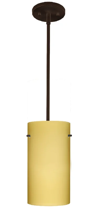 Scandinavian Style Ceiling Lights with Light Wood AccentsScandinavian Style Ceiling Lights with Light Wood AccentsBesa Tondo 1TT-4120VM-LED-BR Pendant Light - Bronze