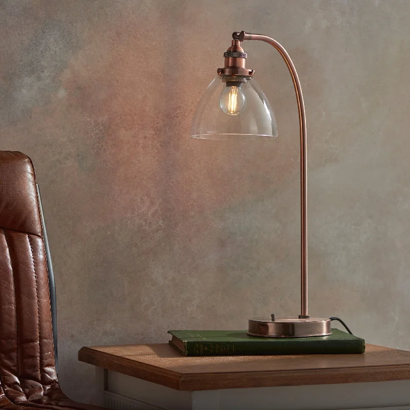 art deco table lamps with geometric shapes for a retro touchart deco table lamps with geometric shapes for a retro touchChadderton Lamp - Copper