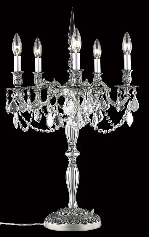 industrial style table lamps with exposed bulbs for loft apartmentsindustrial style table lamps with exposed bulbs for loft apartmentsZC121-9205TL18PW/EC By Regency Lighting Rosalia Collection 5 Light Table Lamps Pewter Finish