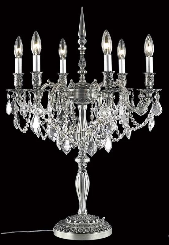 art deco table lamps with geometric shapes for a retro touchart deco table lamps with geometric shapes for a retro touchZC121-9206TL20PW/RC By Regency Lighting Rosalia Collection 6 Light Table Lamps Pewter Finish
