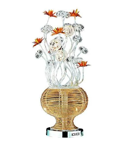 bohemian table lamps with colorful patterns for eclectic bedroomsbohemian table lamps with colorful patterns for eclectic bedroomsZC121-TL206 By Regency Lighting South Beach Collection 5 Light Table Lamp Gold and Silver Finish