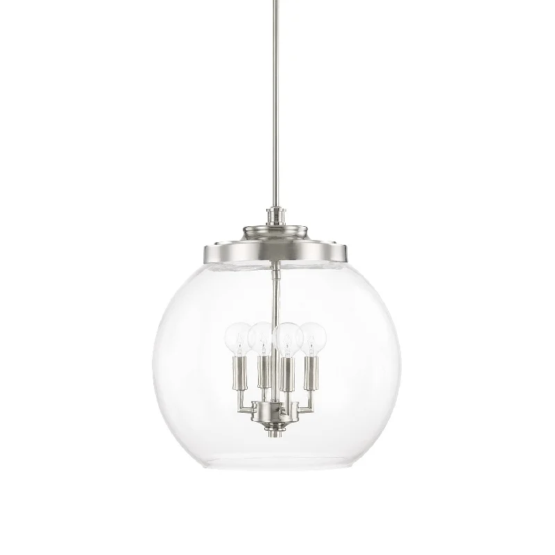 Japanese - Inspired Ceiling Lights with Shoji - Screen - like DiffusersJapanese - Inspired Ceiling Lights with Shoji - Screen - like DiffusersCapital Mid Century 321142PN Pendant Light - Polished Nickel
