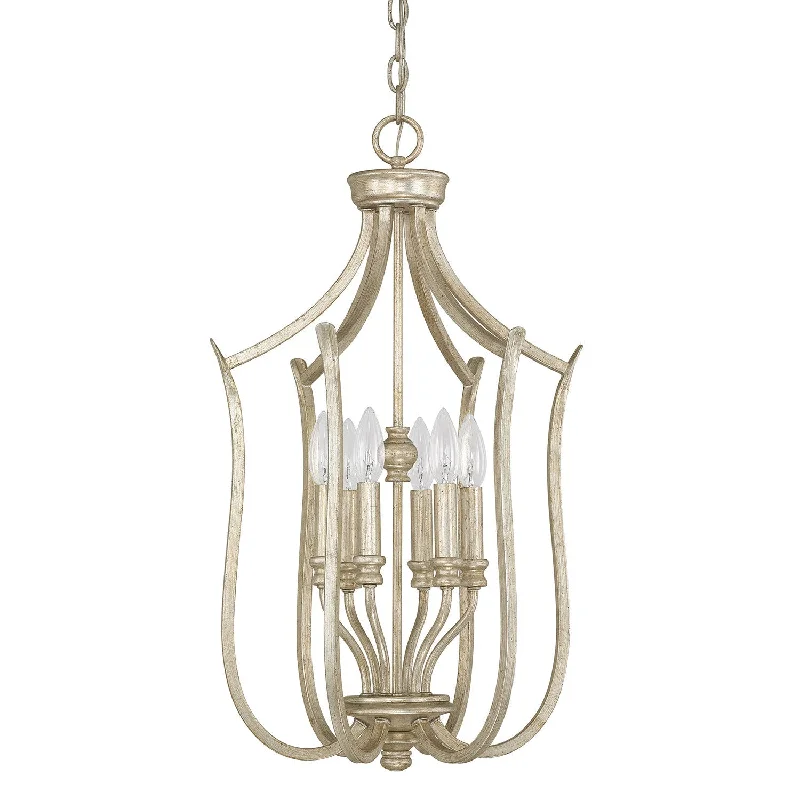 Moroccan Ceiling Lights with Colorful Stained Glass and Geometric CarvingsMoroccan Ceiling Lights with Colorful Stained Glass and Geometric CarvingsCapital Bailey 4728WG Pendant Light - Winter Gold