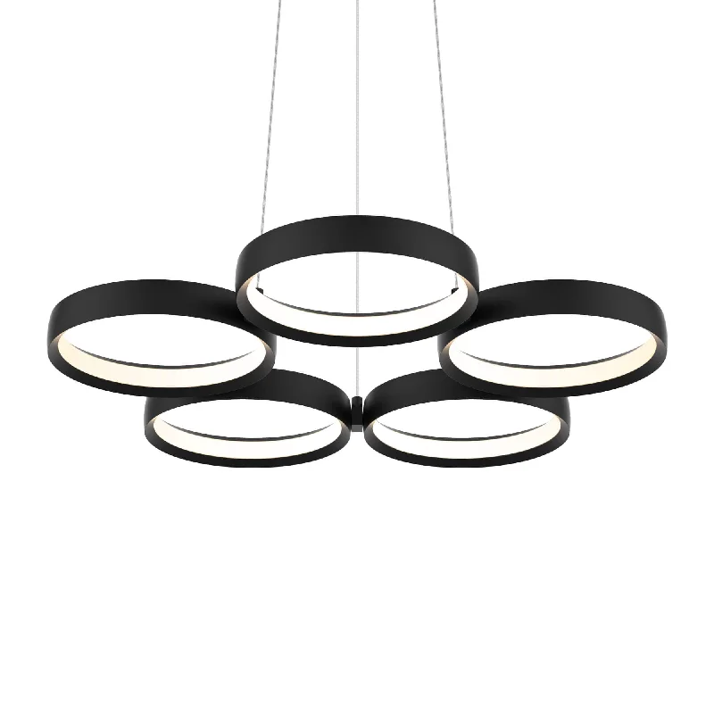 Bohemian Ceiling Lights with Beads, Tassels, and Colorful GlassBohemian Ceiling Lights with Beads, Tassels, and Colorful GlassCassio 5 Ring Pendant Light