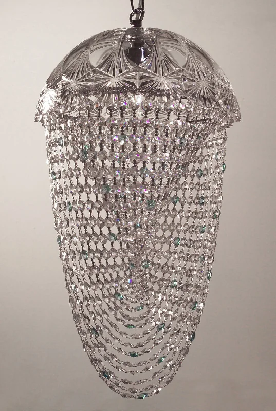 Indian - Themed Ceiling Lights with Intricate Filigree and Mirror WorkIndian - Themed Ceiling Lights with Intricate Filigree and Mirror WorkClassic Prague Color 8224 CH CPAG Pendant Light - Chrome