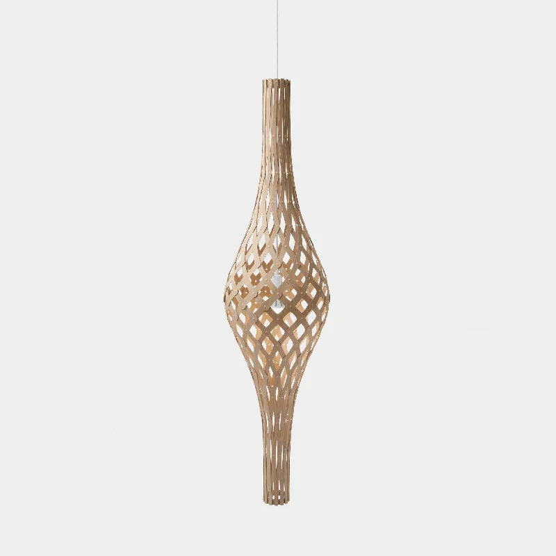 Art Nouveau Ceiling Lights with Organic, Flowing ShapesArt Nouveau Ceiling Lights with Organic, Flowing ShapesBlack Interior Nikau pendants