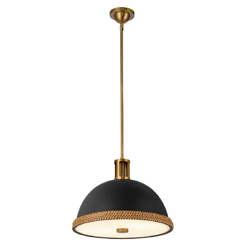 Matte Black / Vintage Brass