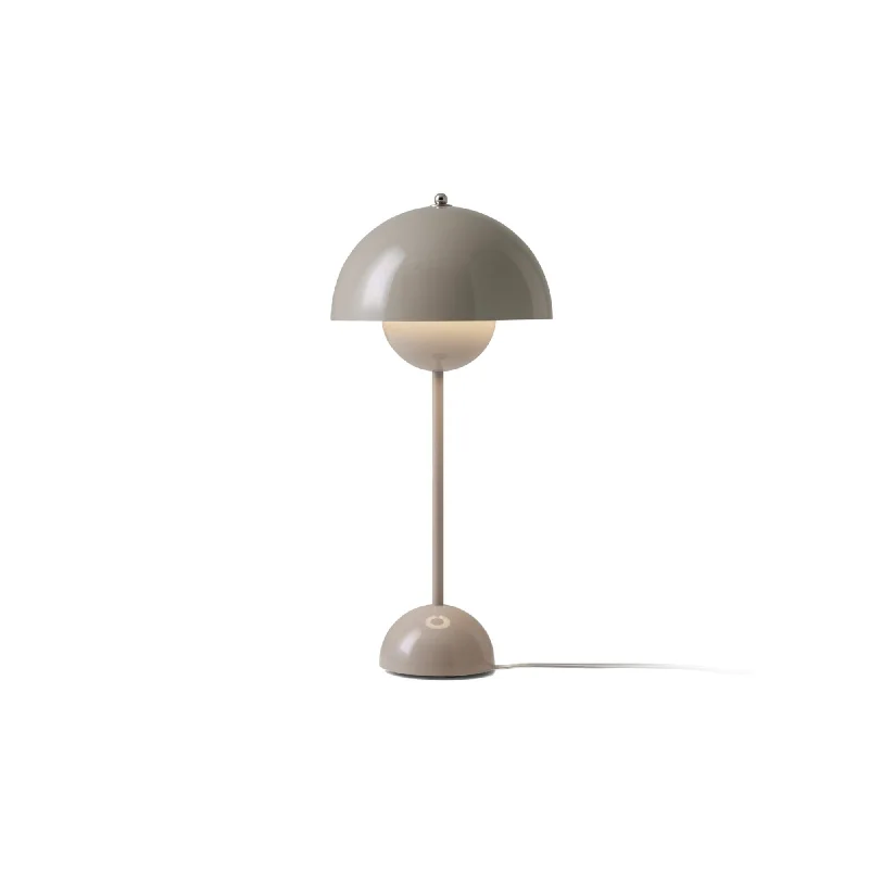 glass table lamps with a frosted surface for soft light diffusionglass table lamps with a frosted surface for soft light diffusionFlowerpot VP3 Table Lamp - Grey Beige